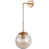 Buy Spherical Glass Shade Wall Sconce Beige 59836 - in the UK