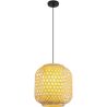 Buy Bamboo Ceiling Lamp - Boho Bali Style Pendant Lamp - Karen Natural wood 59855 - prices