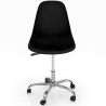 Buy Swivel office chair with casters - Brielle White 59863 - in the UK
