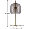 Buy Gude LED Table Lamp Smoke 59987 - prices