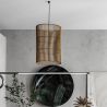 Buy Hanging Lamp Boho Bali Design Natural Rattan - Deing Natural wood 60045 home delivery