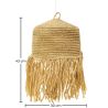 Buy Hanging Lamp Boho Bali Design Natural Rattan - Hiue Natural wood 60050 with a guarantee