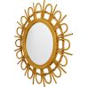 Buy Wall Mirror - Boho Bali Round Design (60 cm) - Uli Natural wood 60053 at MyFaktory