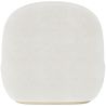 Buy Bouclé fabric upholstered armchair - Nuiba White 60078 - prices