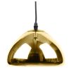 Buy Empty Pendant Lamp  - 18cm - Chromed Metal Gold 51886 - in the UK