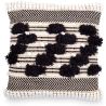 Buy Square Cotton Cushion in Boho Bali Style cover + filling - Safira Grey 60193 - in the UK