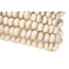 Buy Rectangular Cushion in Boho Bali Style, Wool cover + filling - Samantha White 60196 in the United Kingdom