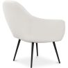 Buy Upholstered boucle accent chair in white - Uby White 60339 in the United Kingdom
