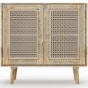 Buy Wooden Sideboard - Boho Bali Design - Orta Natural wood 60374 - in the UK