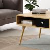 Buy Scandinavian style coffee table in wood - Reui Natural wood 60407 - in the UK