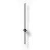 Buy Aluminum stick wall light in modern design, 80cm - Grobe Black 60421 in the United Kingdom