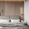 Buy Aluminum stick wall light in modern design, 80cm - Grobe Black 60421 at MyFaktory