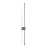 Buy Aluminum stick wall light in modern design, 100cm - Grobe Black 60422 home delivery