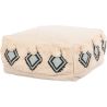 Buy Pouffe Boho Bali , Square in Cotton - Iris Bali Cream 60245 - prices