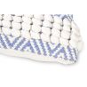 Buy Square Cotton Cushion in Boho Bali Style cover + filling - Luna Blue 60187 in the United Kingdom