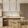 Buy Pendant light in modern design, smoked glass - Nam Smoke 60390 - prices