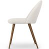 Buy Dining Chair - Upholstered in Bouclé Fabric - Scandinavian - Bennett White 60480 with a guarantee