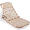 Buy Beach Chair in Rattan, Boho Bali Design - Manra Natural 60307 - in the UK
