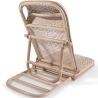 Buy Beach Chair in Rattan, Boho Bali Design - Manra Natural 60307 home delivery