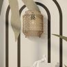 Buy Bamboo Wall Lamp Shade, Boho Bali Style - Lorna Natural 60485 in the United Kingdom