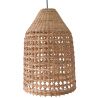 Buy Rattan Pendant Lamp, Boho Bali Style - Grau Natural 60491 - in the UK