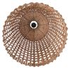Buy Rattan Pendant Lamp, Boho Bali Style - Grau Natural 60491 in the United Kingdom
