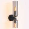 Buy Lamp Wall Light - Crystal and Metal - Hat Smoke 60523 - prices