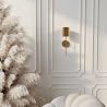 Buy Lamp Wall Light - LED Gold Metal - Fiya Gold 60521 - prices