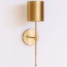 Buy Lamp Wall Light - LED Gold Metal - Fiya Gold 60521 - in the UK