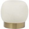 Buy Pouf Luxury Home Foot Rest - White Boucle - Premium White 60553 at MyFaktory