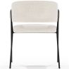 Buy Dining chair - Upholstered in Bouclé Fabric - Manar White 61153 with a guarantee