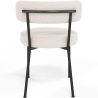 Buy Dining Chair - Upholstered in Bouclé Fabric - Simo White 61154 - in the UK
