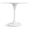 Buy Round Fiberglass Tulipa Table - 110cm White 29845 - in the UK