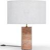 Buy Table Lamp with Marble Base - Luyer White 60663 - in the UK