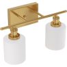 Buy Wall Lamp Aged Gold - 2-Light Wall Sconce - Jhana Aged Gold 60684 in the United Kingdom