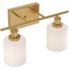 Buy Wall Lamp Aged Gold - 2-Light Wall Sconce - Jhana Aged Gold 60684 - in the UK