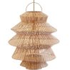 Buy Rattan Pendant Lamp - Boho Bali - Hydun Natural 61224 - in the UK