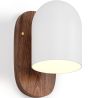 Buy Wooden and Metal Wall Sconce - Lura Brown 61274 at MyFaktory