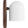 Buy Wooden and Metal Wall Sconce - Lura Brown 61274 - in the UK