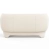 Buy 2/3 Seater Sofa - Upholstered in Bouclé Fabric - Janko White 61252 - in the UK