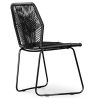 Buy Tropical Garden chair - Black Legs Black 58533 with a guarantee