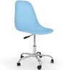 Buy Swivel office chair with casters - Brielle Light blue 59863 - prices