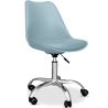 Buy Tulip swivel office chair with wheels Pastel green 58487 in the United Kingdom