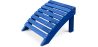 Buy Garden Chair Footrest Adirondack Wood Outdoor Furniture - Anela Blue 60006 - prices