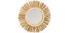 Buy Wall Mirror - Boho Bali Round Design (60 cm) - Tera Natural wood 60055 - in the UK