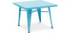Buy Kid Table Bistrot Metalix Industrial Metal - New Edition Turquoise 60135 - in the UK