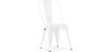 Buy Dining chair Bistrot Metalix industrial Metal - New Edition White 60136 in the United Kingdom