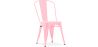 Buy Dining chair Bistrot Metalix industrial Metal - New Edition Pink 60136 with a guarantee