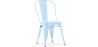 Buy Dining chair Bistrot Metalix industrial Metal - New Edition Light blue 60136 at MyFaktory