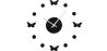 Buy 4 Butterflies Wall Clock Unique 54920 - in the UK